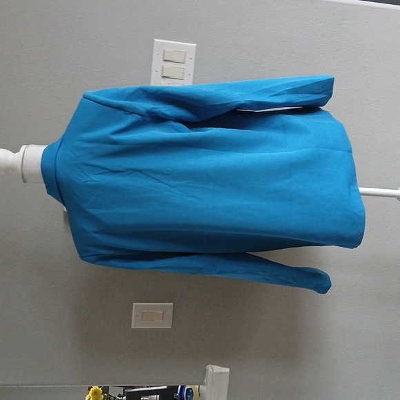 Nwt Prettylittlething Bright Blue Blazer Oversized Size 6 - Picture 4 of 5